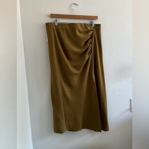 Gold Maxi Skirt